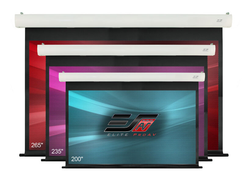 EPAV_SakerPlus_Sizes Saker Plus Series, large projector screens