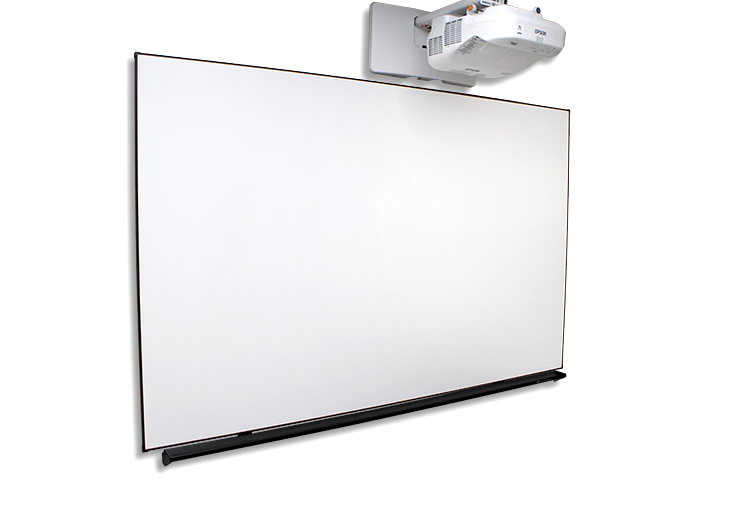 WhiteBoardScreen™ Thin Edge Series, Whiteboard projector screen