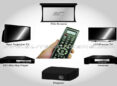 ZR800D Universal Learning IR Remote, Motorized projector screen