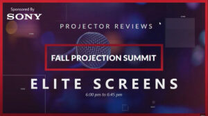 Jaime Abrego, Product Manager of Elite Screens, Joins Projector Reviews Fall Projection Summit.