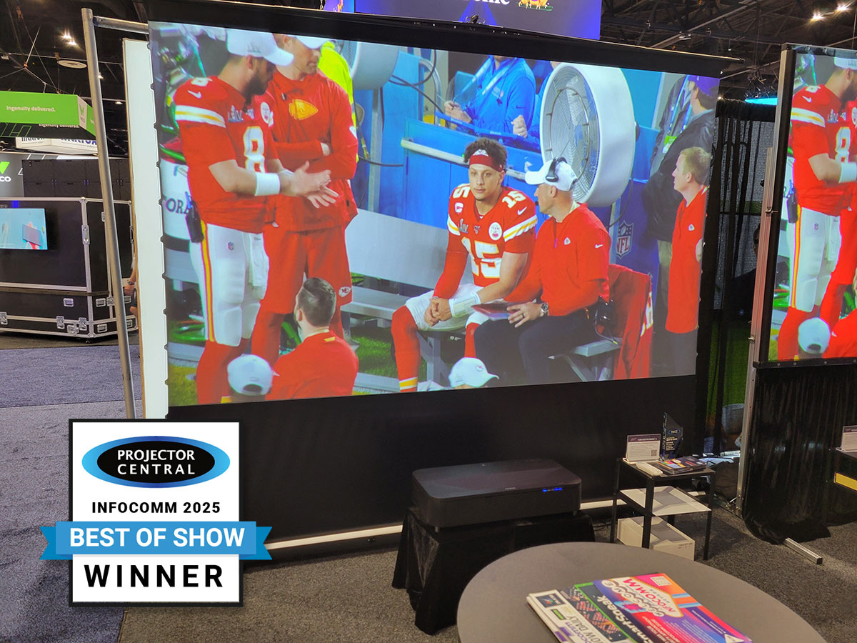 Elite ProAV’s Floor Riser Pro DarkUST® 3 Wins The InfoComm 2025 Projector Central Best of Show Award!