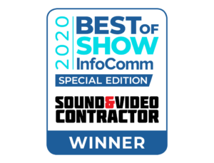 The Tripod Tab-Tension Pro CineGrey 5D® Wins the InfoComm Best of Show Special Edition Award