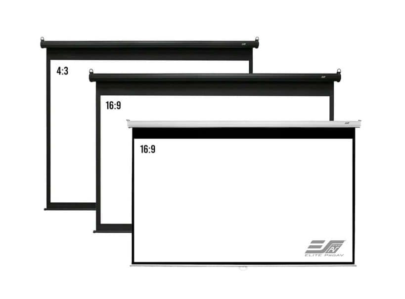 High-quality projector screens for professional presentations and home theaters.