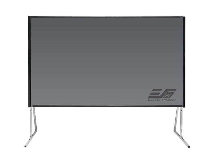 Projector Screen for Presentations Commercial grade projector screen with sturdy stand for presentations and meetings.