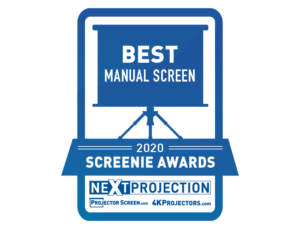 Elite ProAV’s Manual Tab-Tension Pro CineGrey 5D® Receives Screenie Award for Best Manual Screen