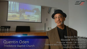 Case Study: Elite ProAV® Tension Pro Series at Triedstone Missionary Baptist Church