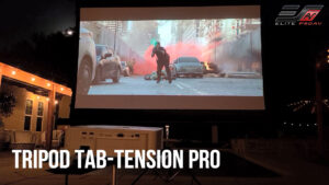 Tripod Tab-Tension Pro Reviewed by Joelster | Portable Free-Standing Projector Screen