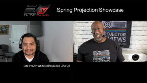 Projector Reviews: Elite ProAV’s WhiteBoardScreen Line Up in Spring Projector Showcase