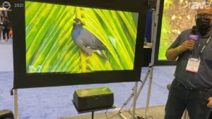 InfoComm 2021: Elite ProAV Shows Presenter Pro DarkUST 2 Ambient-Light-Rejecting Projection Screen