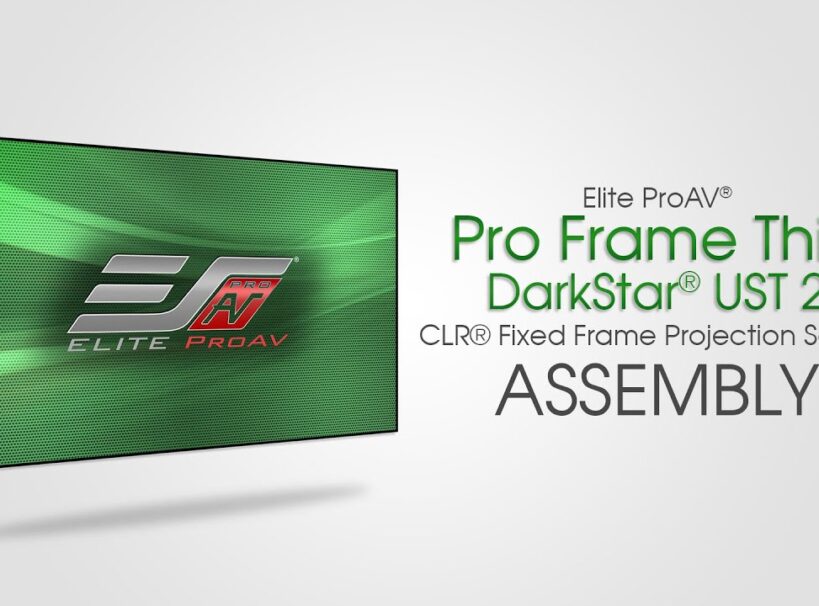 Pro Frame Thin DarkStar® UST 2 Assembly Video | Installation Process | How to Assemble